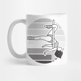 Pole Dancer Gray Mug